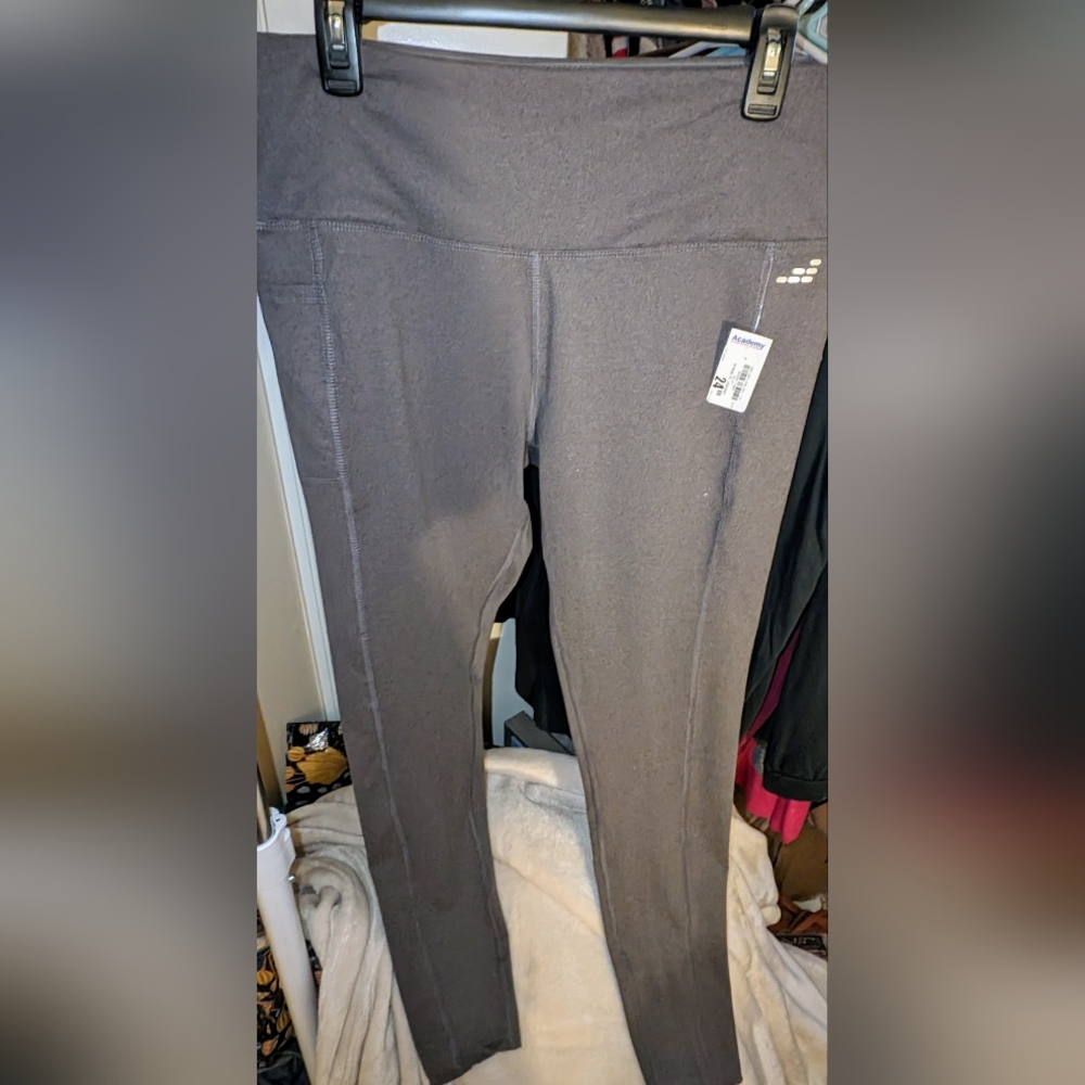 BCG NWT Grey Tummy Control Workout/Everyday Leggings